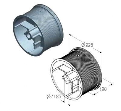 ALUTECH:  403020300 - Барабан  CD032N фотография